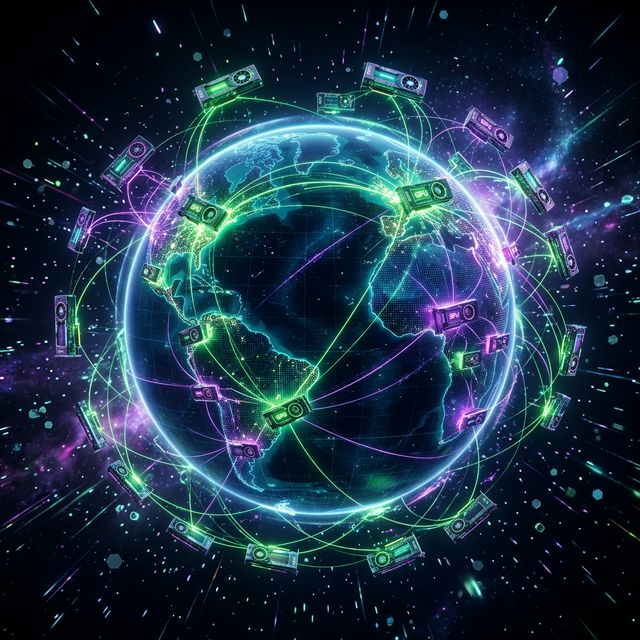 The RenderOnNodes distributed GPU node network